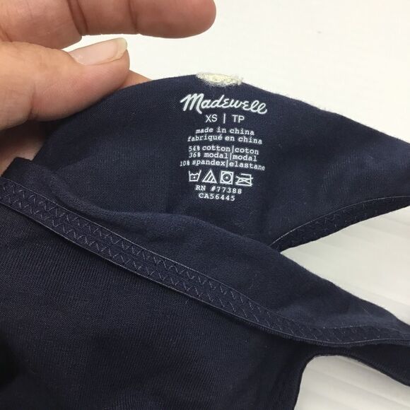 Madewell Cotton Modal Thong (D13) - Picture 3 of 5
